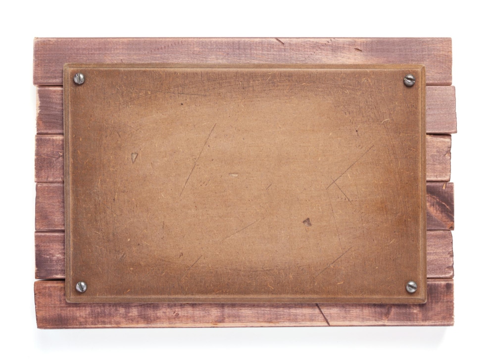 Plaque pour professionnel