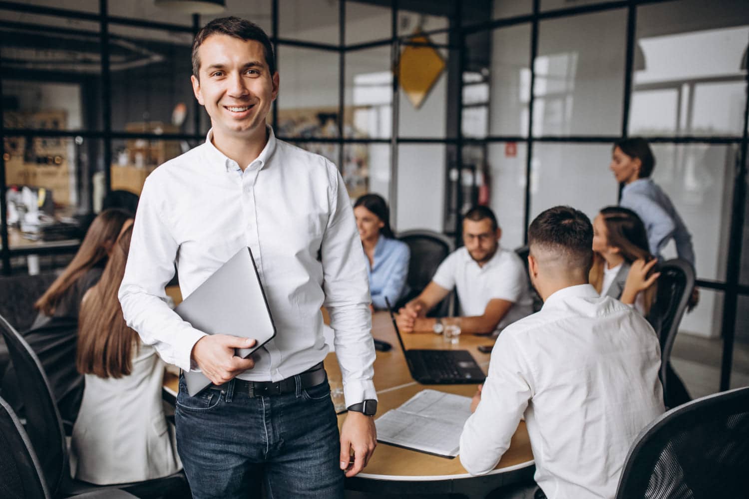 une entreprise agile en plein travail